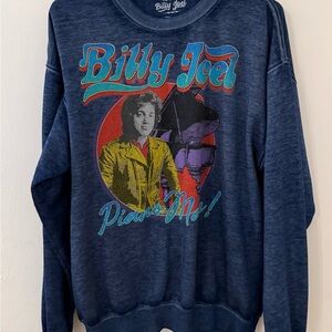 Blue Graphic Sweatshirt